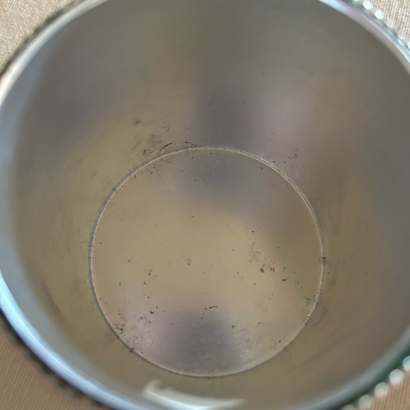 🎅🏻SALE FESTIVE VOTIVE CANDLE HOLDERS (3) VINTAGE HEAVILY EMBELLISHED 3 1/4”INDIA - Picture 4 of 10